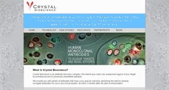 Desktop Screenshot of crystalbioscience.com